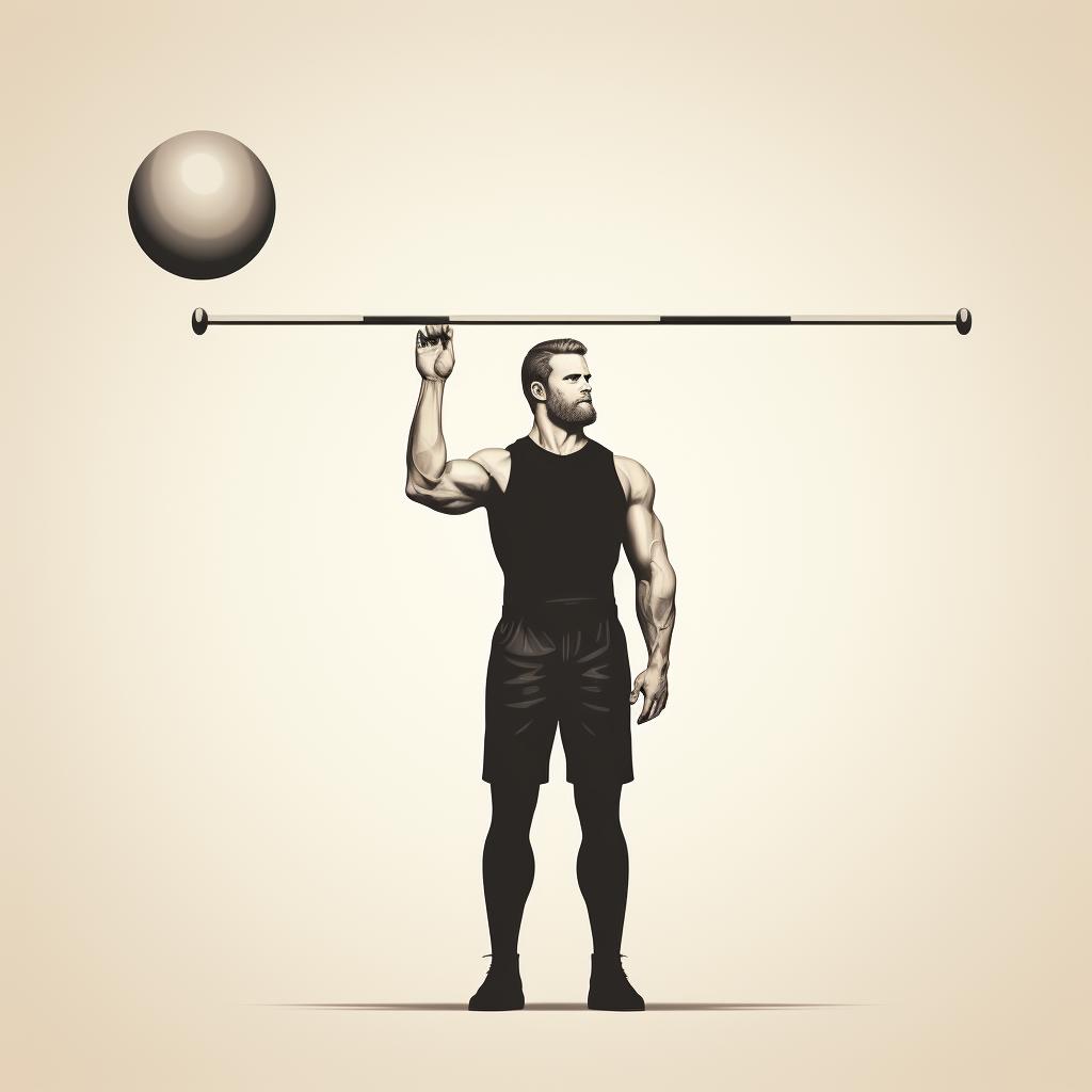 Person lowering a barbell towards their chest, elbows at a 45-degree angle